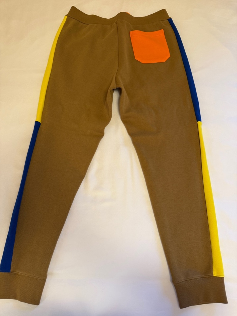 Polo by Ralph Lauren Orange and Brown Colorblock Jogger Set - Picture 9 of 11